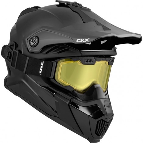 CKX TITAN AIR FLOW BACKCOUNTRY HELMET, WINTER SOLID - INCLUDED 210° GOGGLES