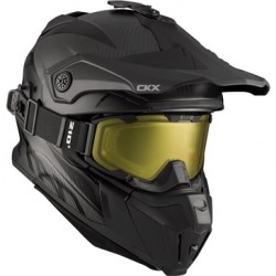 CKX TITAN ELECTRIC ORIGINAL BACKCOUNTRY HELMET, WINTER SOLID- INCLUDED 210° GOGGLES